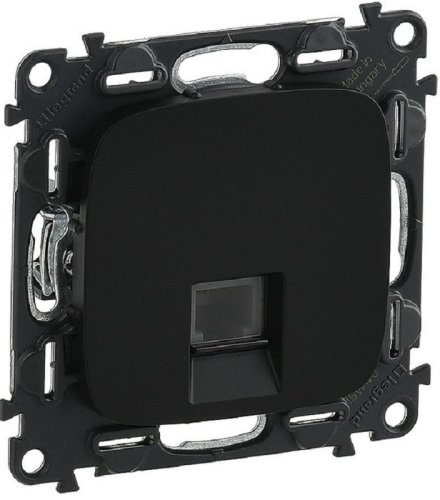 Розетка телефонная без рамки Legrand Valena Allure 1-м. RJ11 антрацит фото Розетка телефонная без рамки Legrand Valena Allure 1-м. RJ11 антрацит картинка